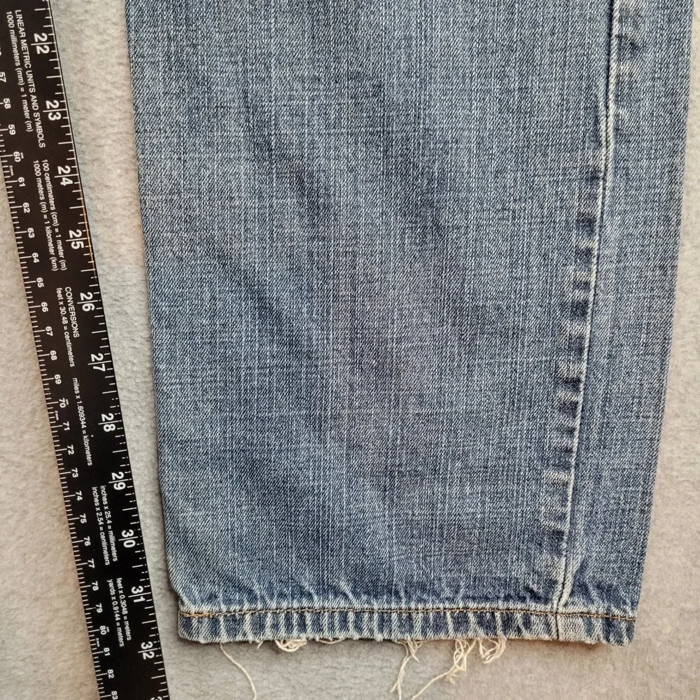 Levi's‎ 505 Regular Fit Jeans Mens 36x34 Blue Straight Leg Denim Pants Y2K